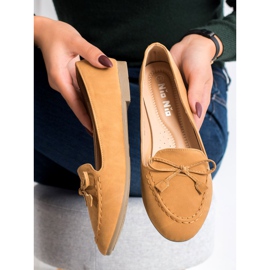 Nio Nio Mocassins Camel confortables brun multicolore 4