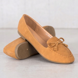 Nio Nio Mocassins Camel confortables brun multicolore 3