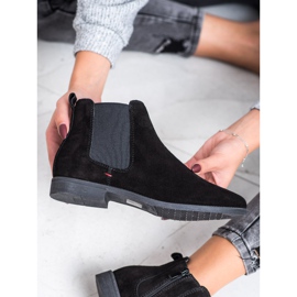 Filippo Bottines en cuir décontractées le noir 2