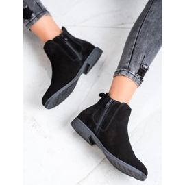 Filippo Bottines en cuir décontractées le noir 1