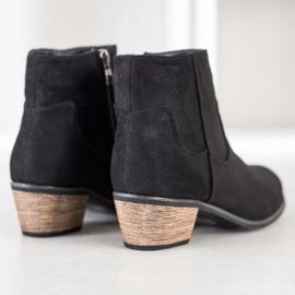 Best Shoes Bottes sur un poste bas noir 2