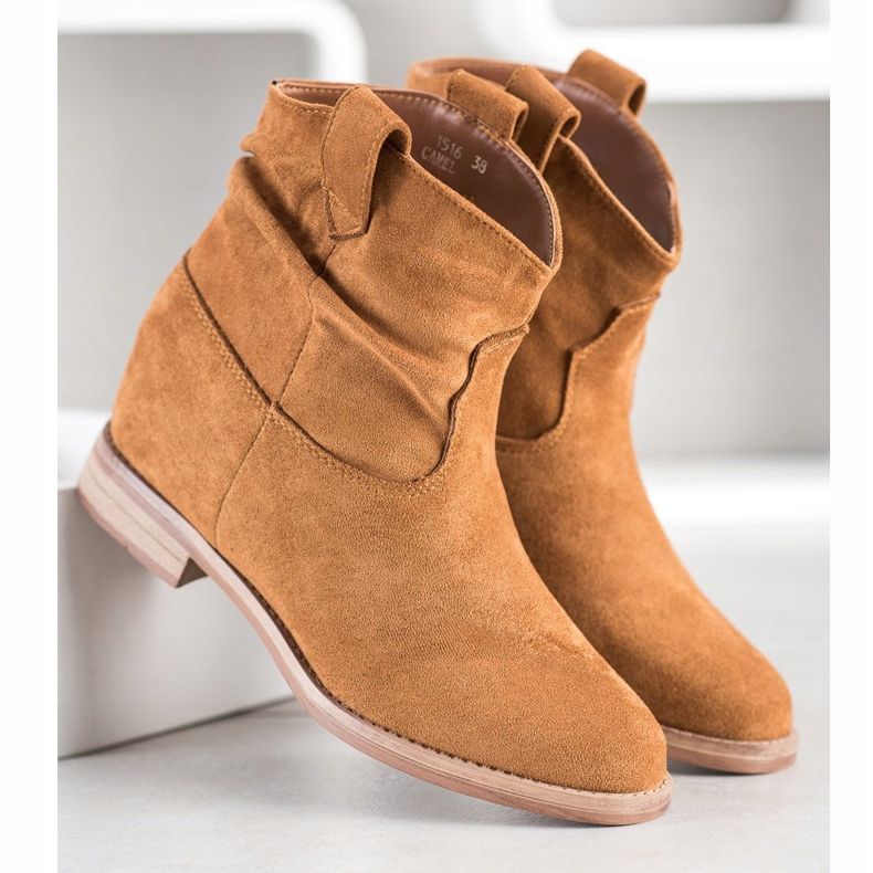 Marquiz Bottes de cowboy élégantes brun 2 Marquiz Bottes de cowboy élégantes brun 2