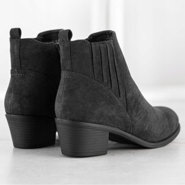 Camo Bottines en daim chaudes le noir 3