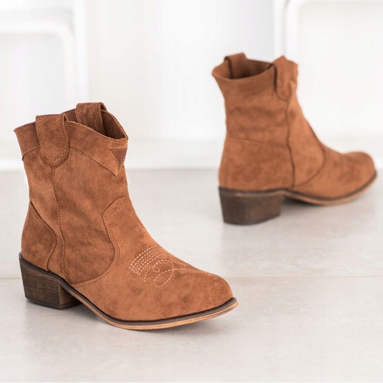 Queentina Le confort d'une santiag avec isolation brun 2