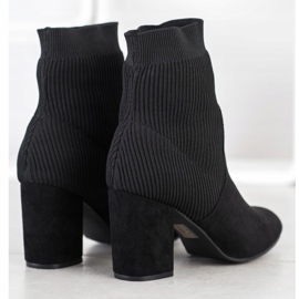 SDS Chaussette Chaussons Sur Un Bar le noir 1
