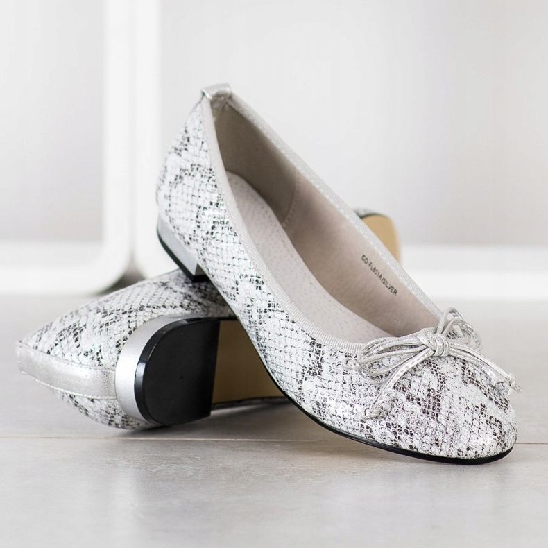 Goodin Ballerine Élégante Avec Un Noeud multicolore 1