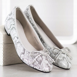 Goodin Ballerine Élégante Avec Un Noeud multicolore 4