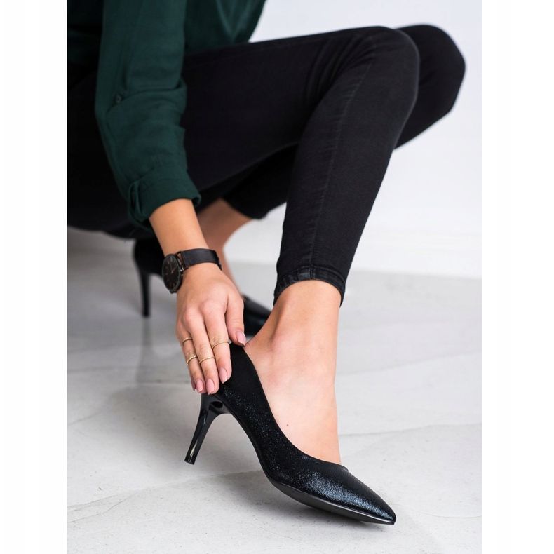 Goodin Talons hauts élégants noir 2