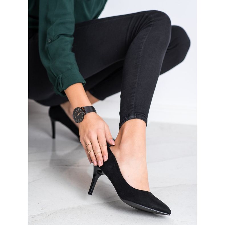 Goodin Talons hauts élégants noir 2