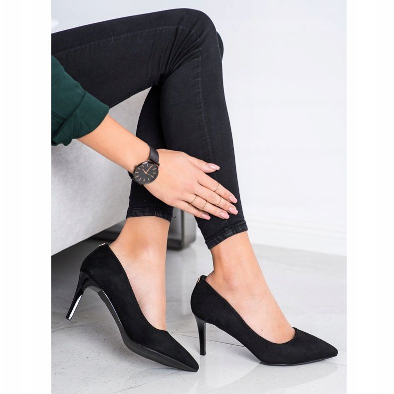 Goodin Talons hauts élégants le noir 1