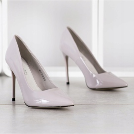 Goodin talons hauts à la mode gris 3
