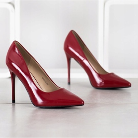 Goodin talons hauts à la mode rouge 1