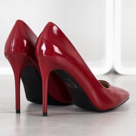 Goodin talons hauts à la mode rouge 2