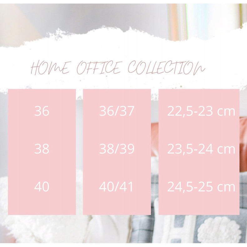 Bona Pantoufles confortables avec application orange rose 2