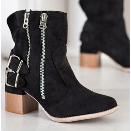 Bella Paris Bottines à la mode noires le noir 1