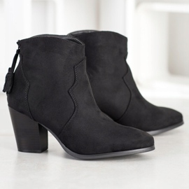 Super Mode Bottes décontractées avec une fermeture éclair le noir 2
