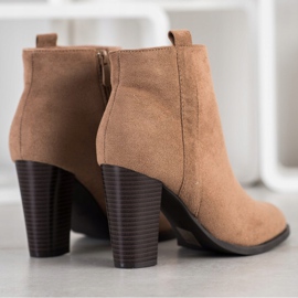 Seastar Bottines en daim sur un bar beige 2