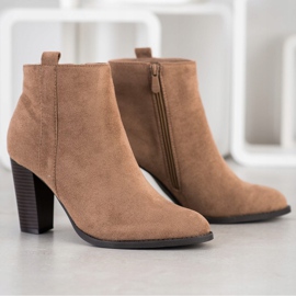 Seastar Bottines en daim sur un bar beige 3