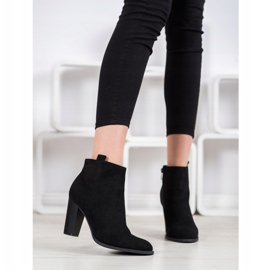 Seastar Bottines en daim sur un bar le noir 4