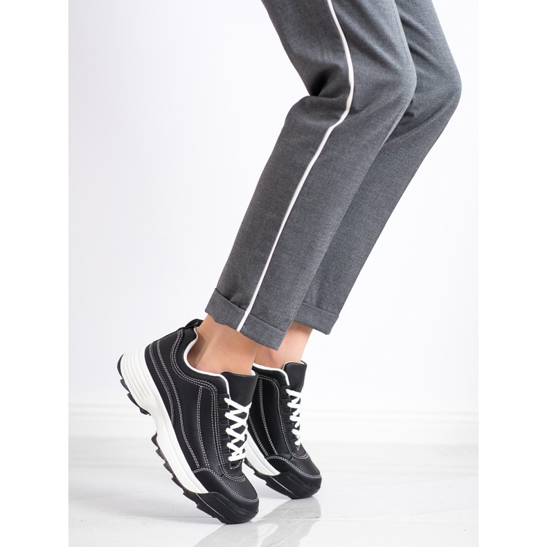 Kylie Baskets à la mode le noir 1