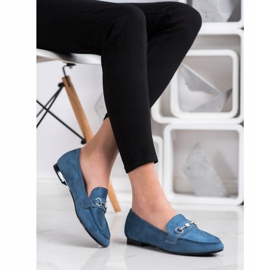 Goodin Mocassins élégants bleu 1