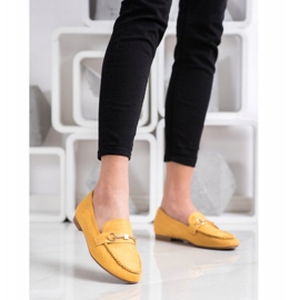Goodin Mocassins élégants jaune 3