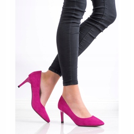 Goodin Escarpins fuchsia rose 1