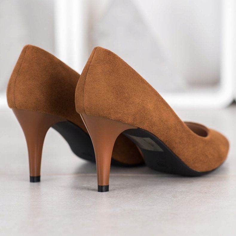 Goodin Escarpins en daim brun 1