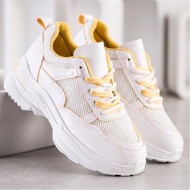 SHELOVET Baskets blanches classiques 3