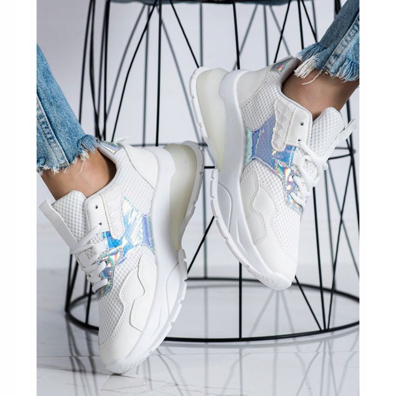 SHELOVET Baskets à la mode blanche 2