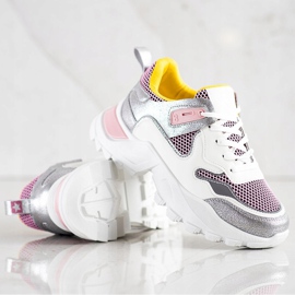 SHELOVET Baskets à la mode multicolore 2
