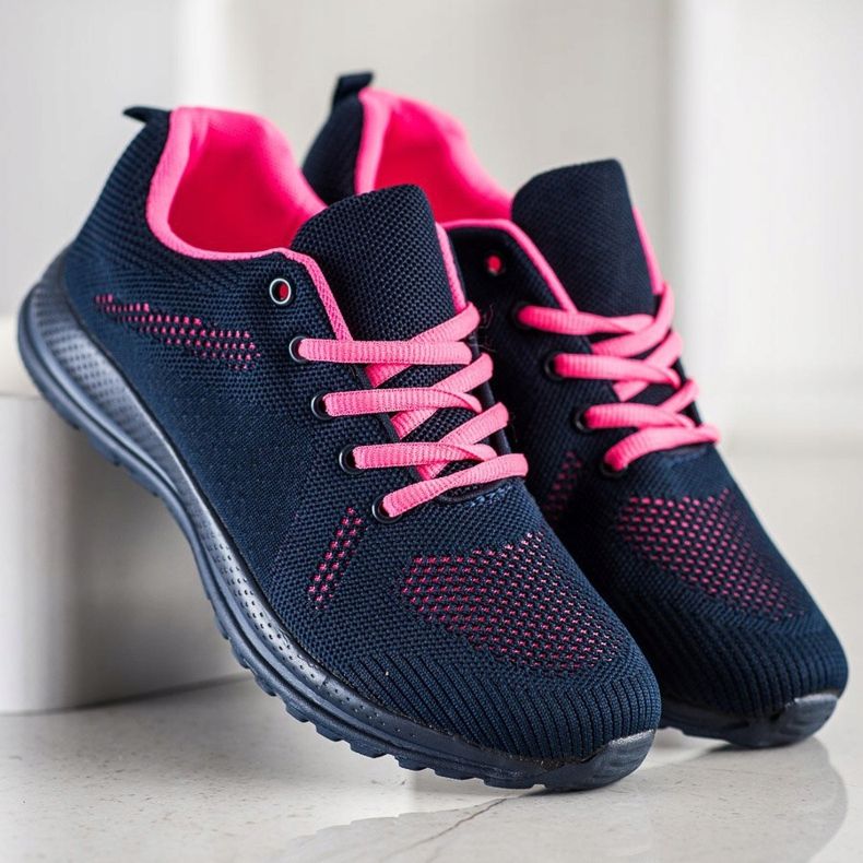 Bona Chaussures de sport basses bleu marin bleu 2