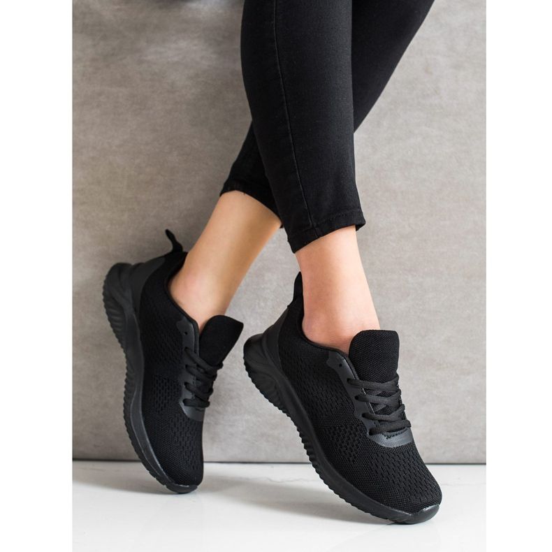 SHELOVET Chaussures de sport de printemps le noir 1