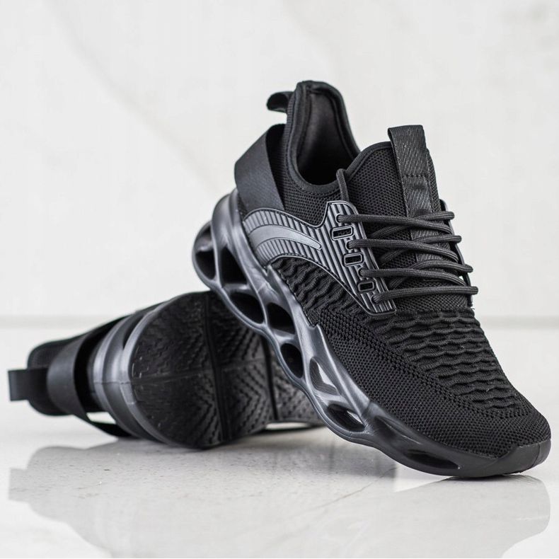 SHELOVET Baskets mode noires 1