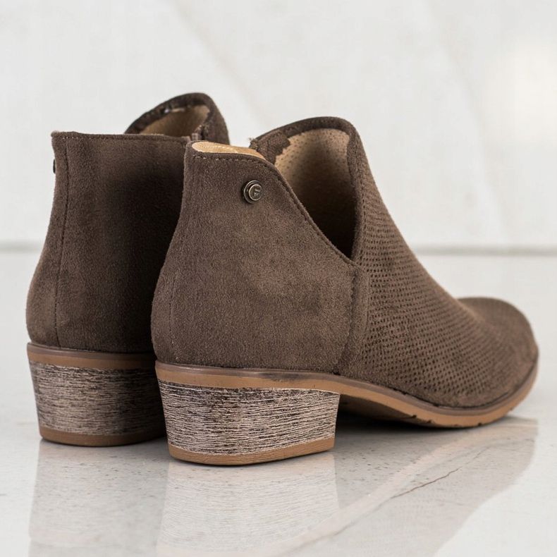 Filippo Bottines Ajourées Au Printemps brun 1