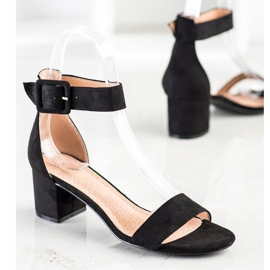 S. BARSKI Sandales sur le poste de S.BARSKI le noir 1