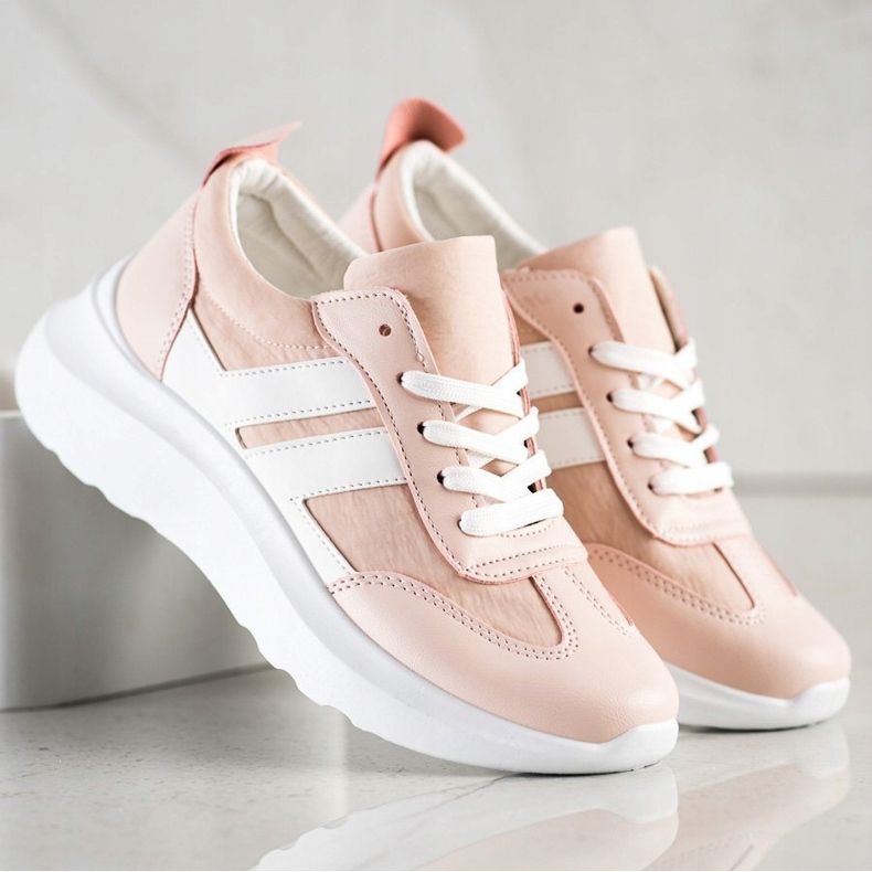 SHELOVET Chaussures de sport à plateforme rose 2 SHELOVET Chaussures de sport à plateforme rose 2