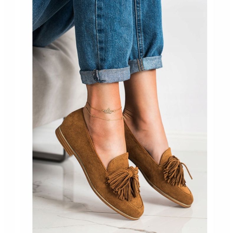 Seastar Chaussures en daim à franges brun 1