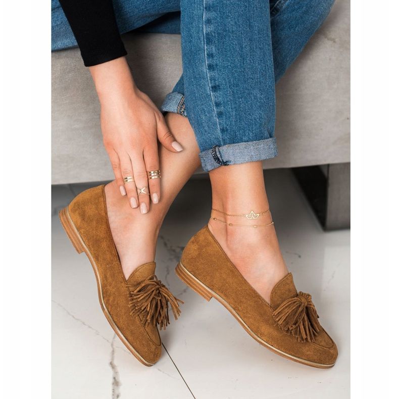 Seastar Chaussures en daim à franges brun 2