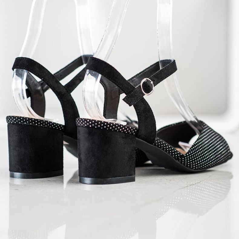 Sandales noires sur une barre Sergio Leone 1