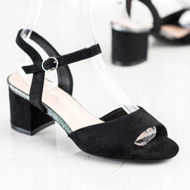 Sandales noires sur une barre Sergio Leone 1