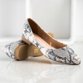 Ballerines Sergio Leone à imprimé serpent multicolore 1