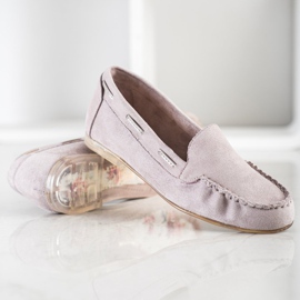 Mocassins gris par Sergio Leone beige 1 Mocassins gris par Sergio Leone beige 1