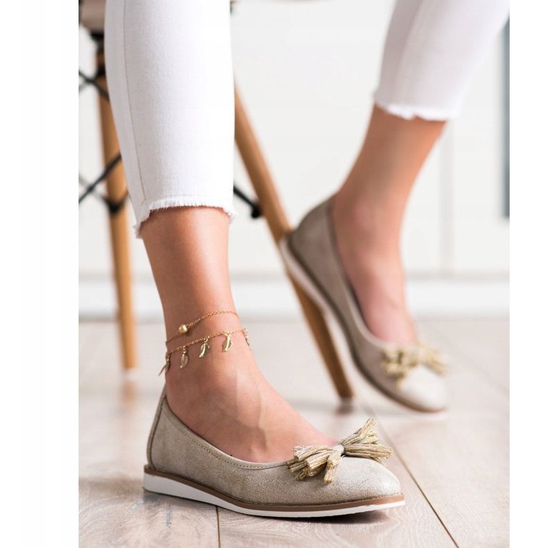 Ballerines à franges par Sergio Leone doré 1