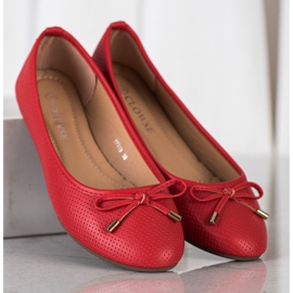 Clowse Ballerines rouges 1