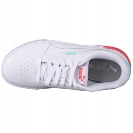 Puma Carina L Jr 370677 23 chaussures blanche le noir 2