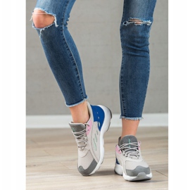 Ax Boxing Chaussures de sport confortables gris multicolore 2 Ax Boxing Chaussures de sport confortables gris multicolore 2