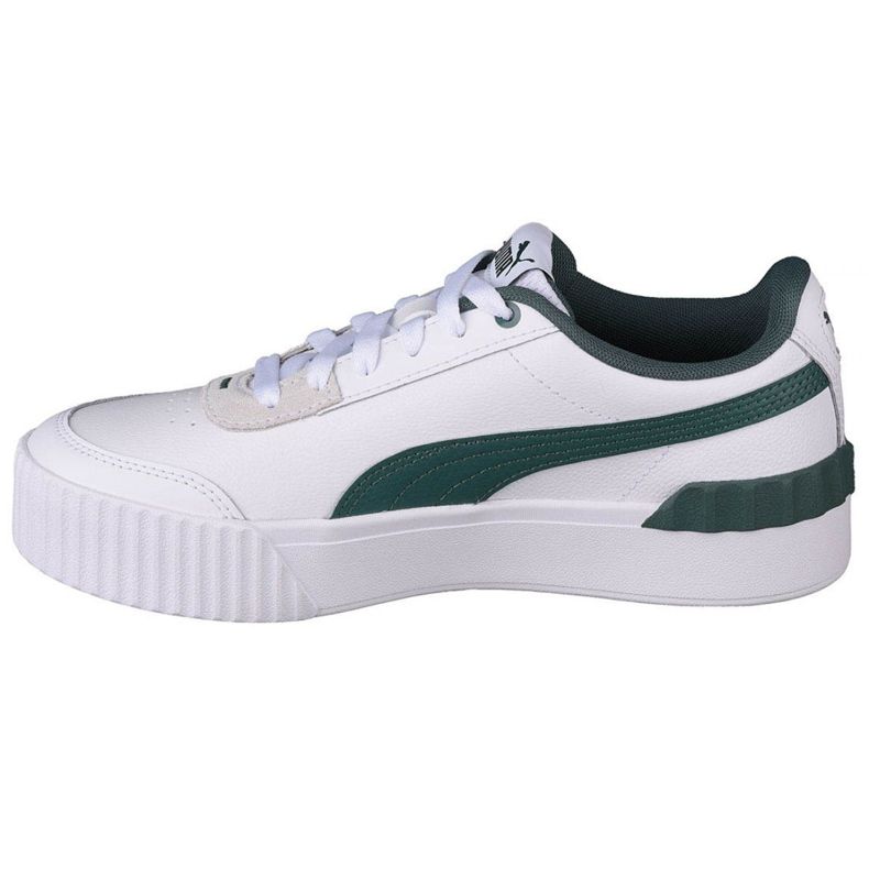 Puma Carina Lift W 373031 09 blanche vert 1 Puma Carina Lift W 373031 09 blanche vert 1