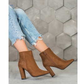 Seastar Bottines En Daim Avec Oxyde De Zirconium brun 5