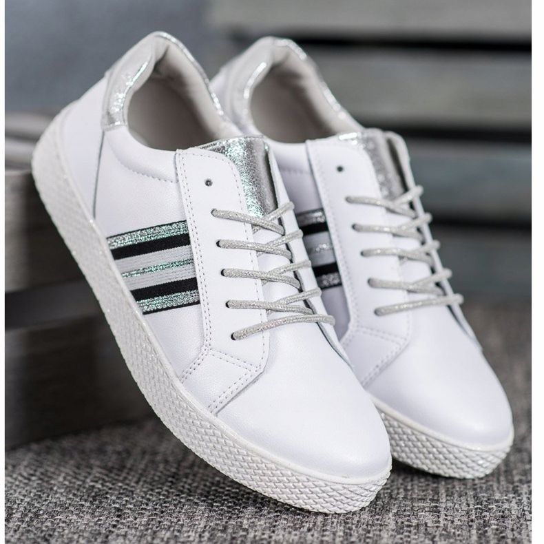 Filippo Chaussures en cuir sur la plate-forme blanche 2